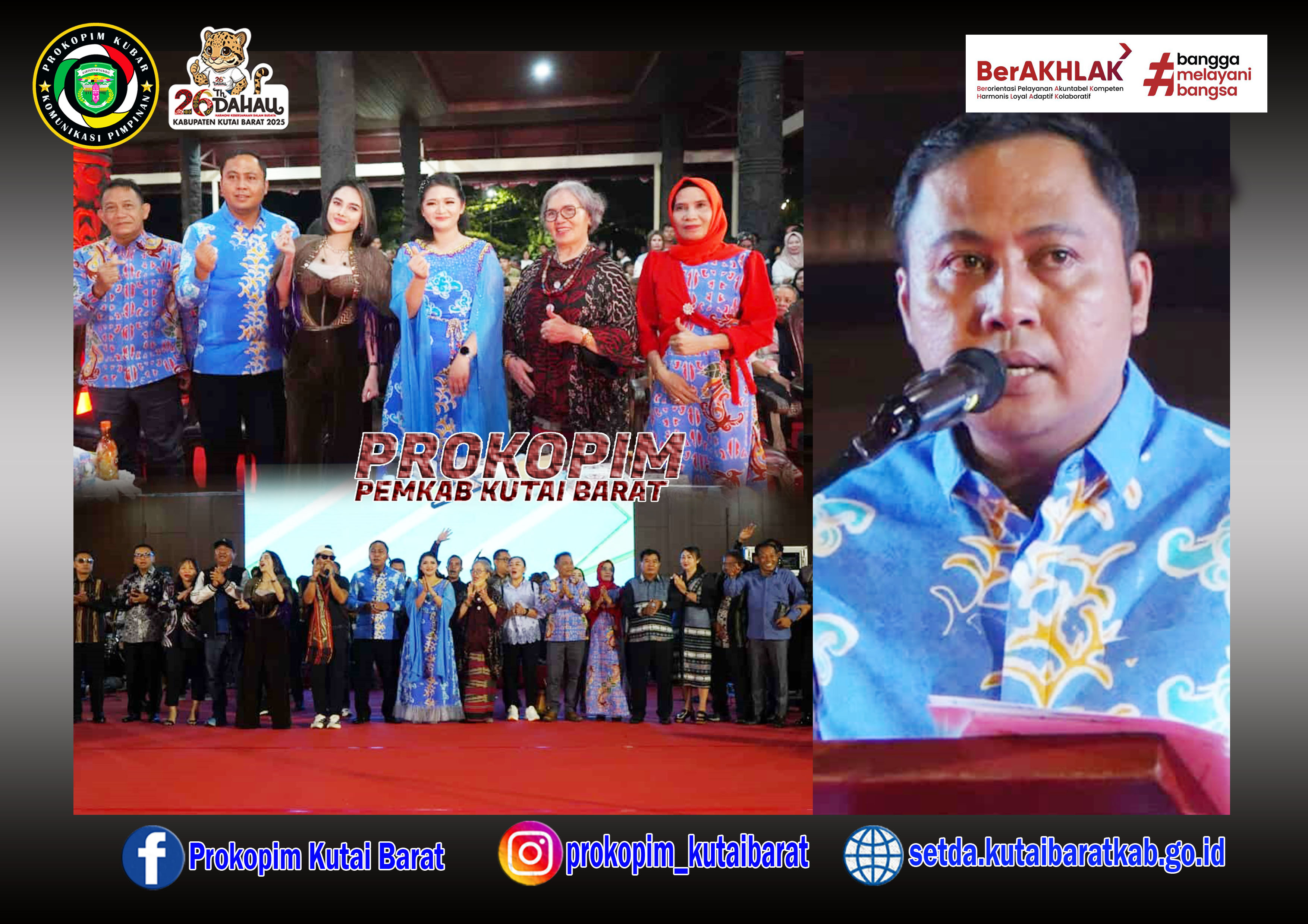 HUT ke-26 Kubar : Wujudkan Harmoni Kebersamaan dalam Budaya